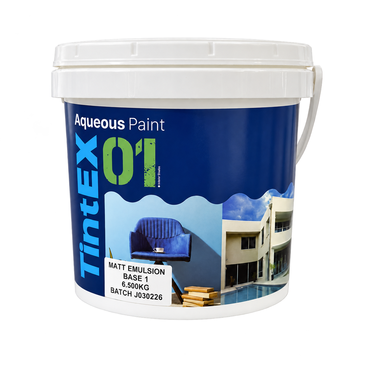 TintEX Matt Emulsion paint bucket