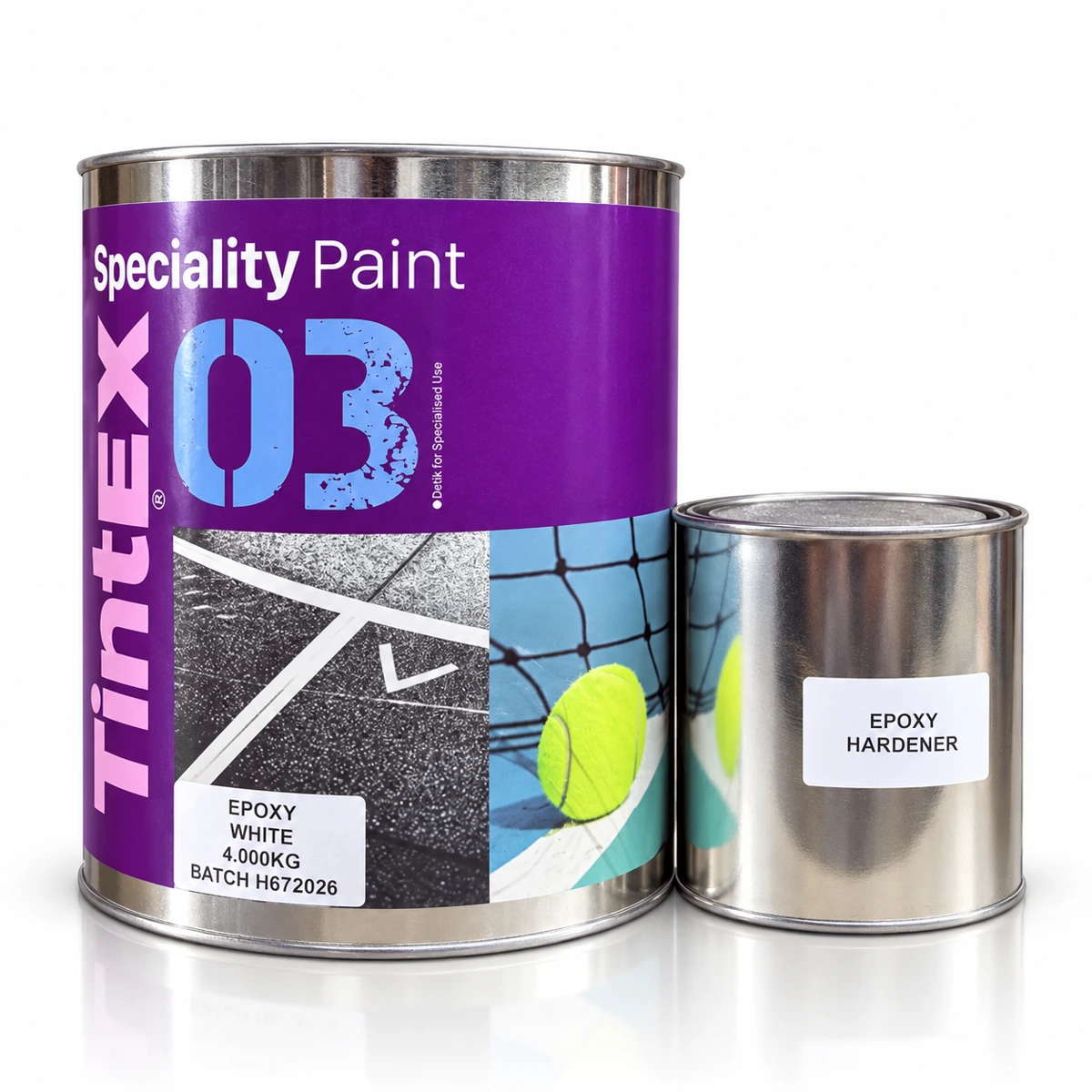 Epoxy Paint — White epoxy with included hardener