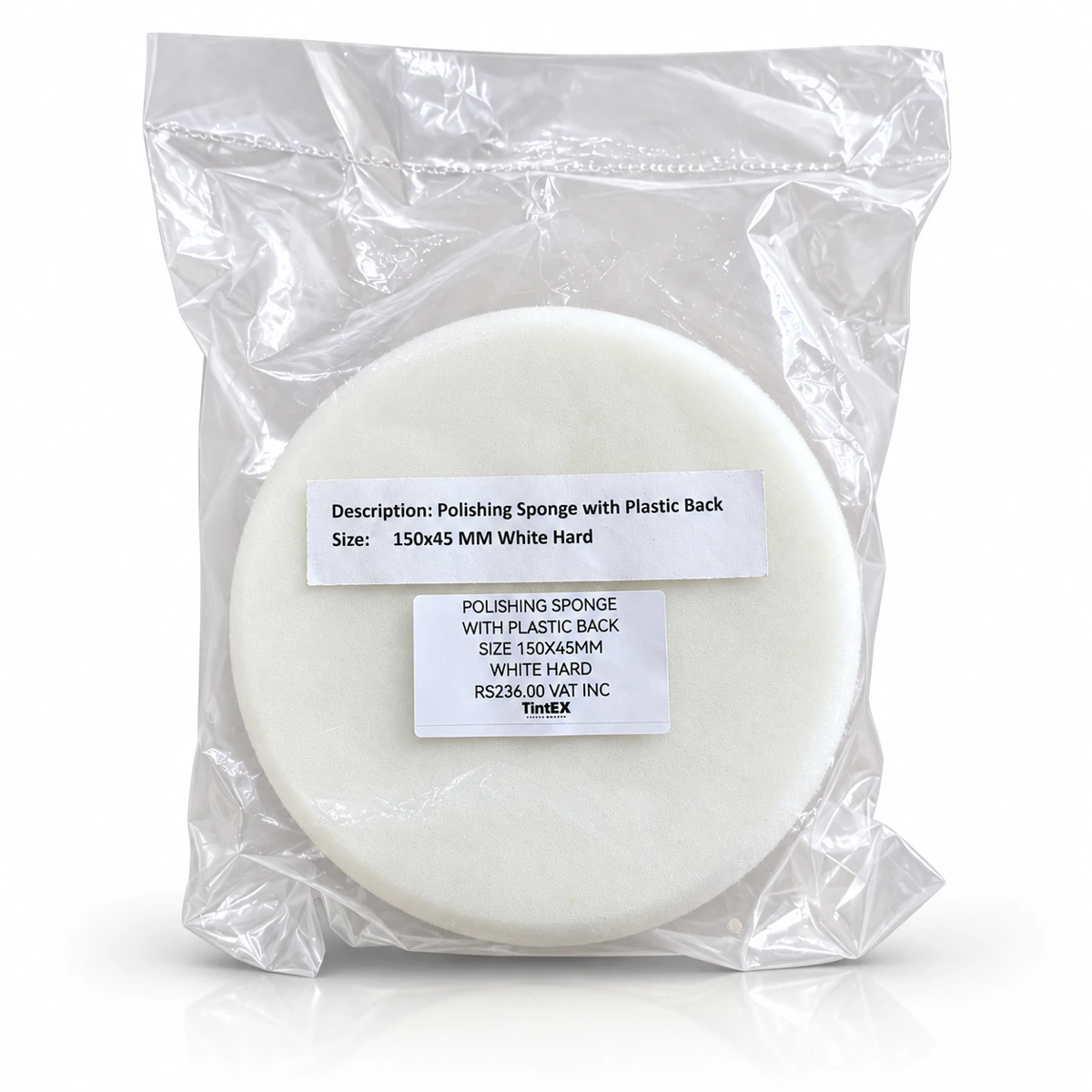 Polishing Sponge With Plastic Back