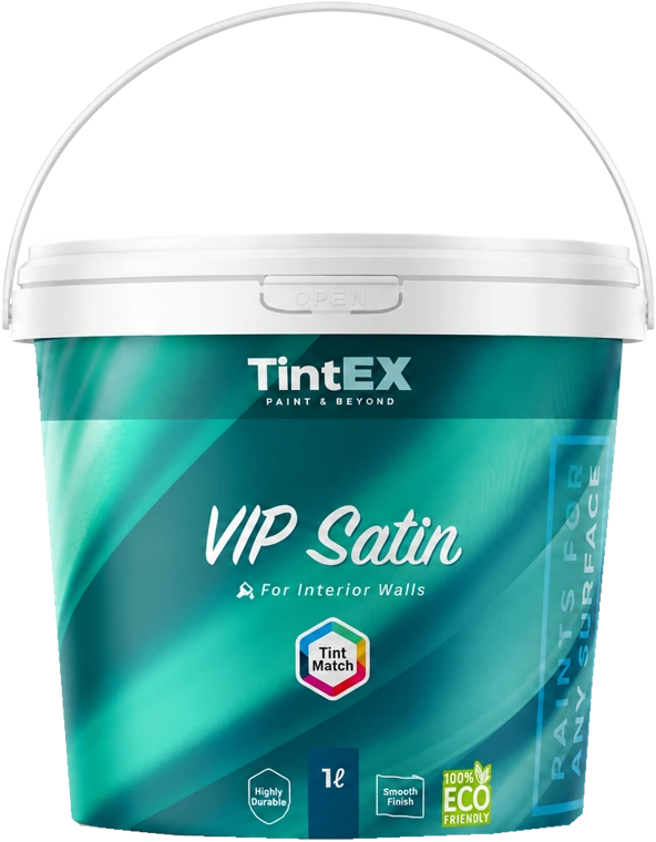 TintEX VIP Satin paint bucket